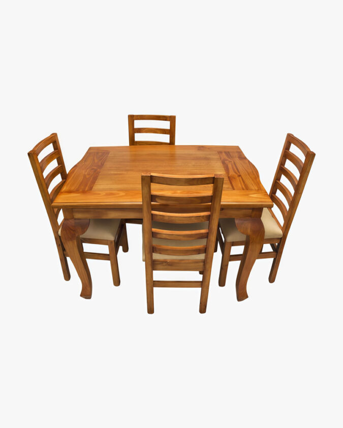 comedor-pino-4-sillas-pata-normando-muebles-la-flor
