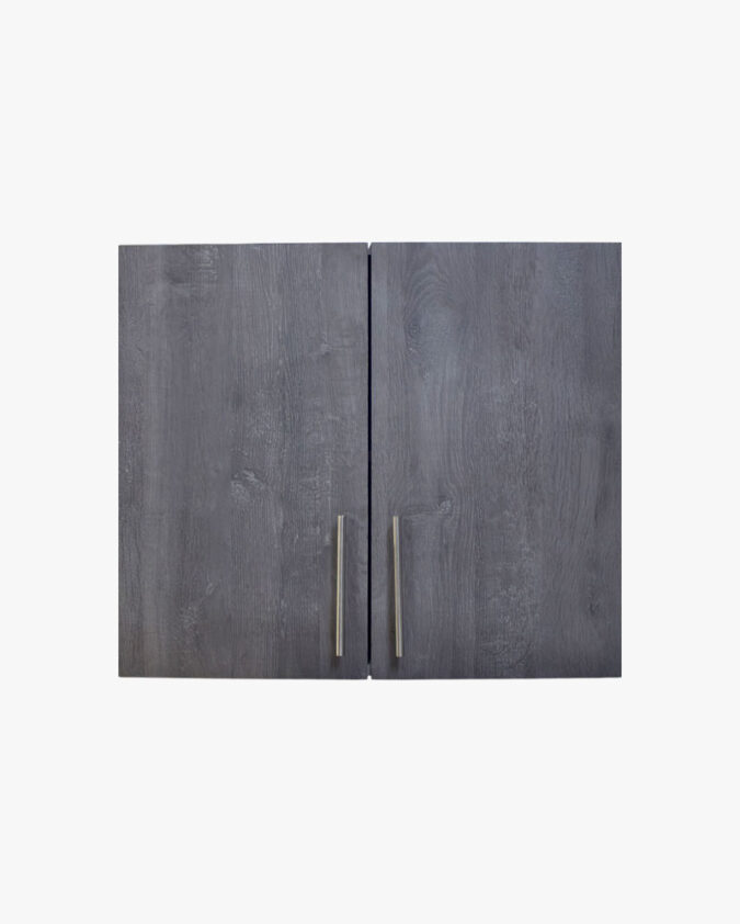 Mueble colgante de cocina 2 puertas en melamina color maple