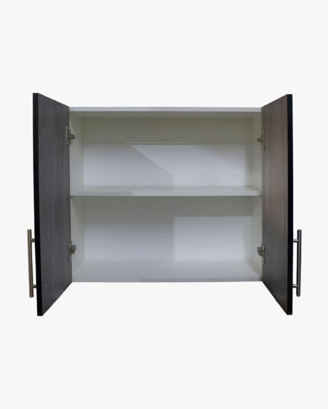 Mueble colgante de cocina 2 puertas en melamina color maple