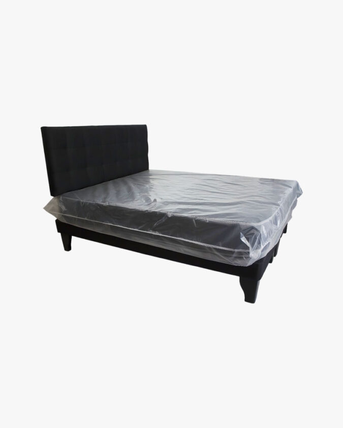 Promoción pack cama 2 plazas con respaldo Sleepwell y colchón Basic